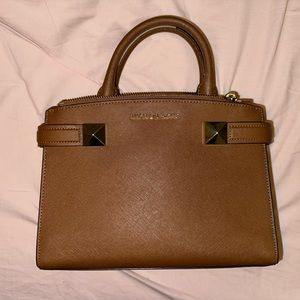 Michael Kors Brown Top Handle/Crossbody Bag